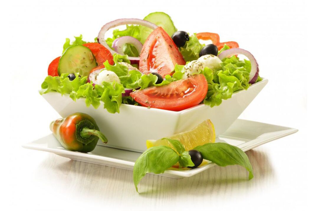 V zeleninové dny chemické diety můžete připravit lahodné saláty