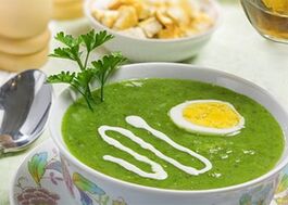 krémová polévka na proteinové dietě