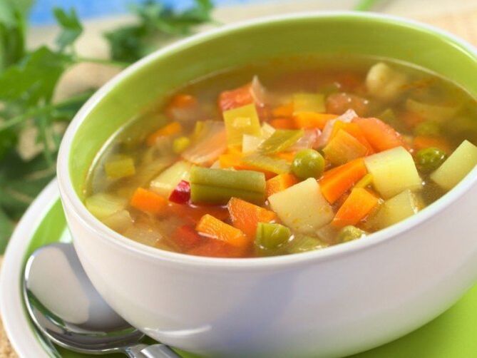 zeleninová polévka spalující tuky